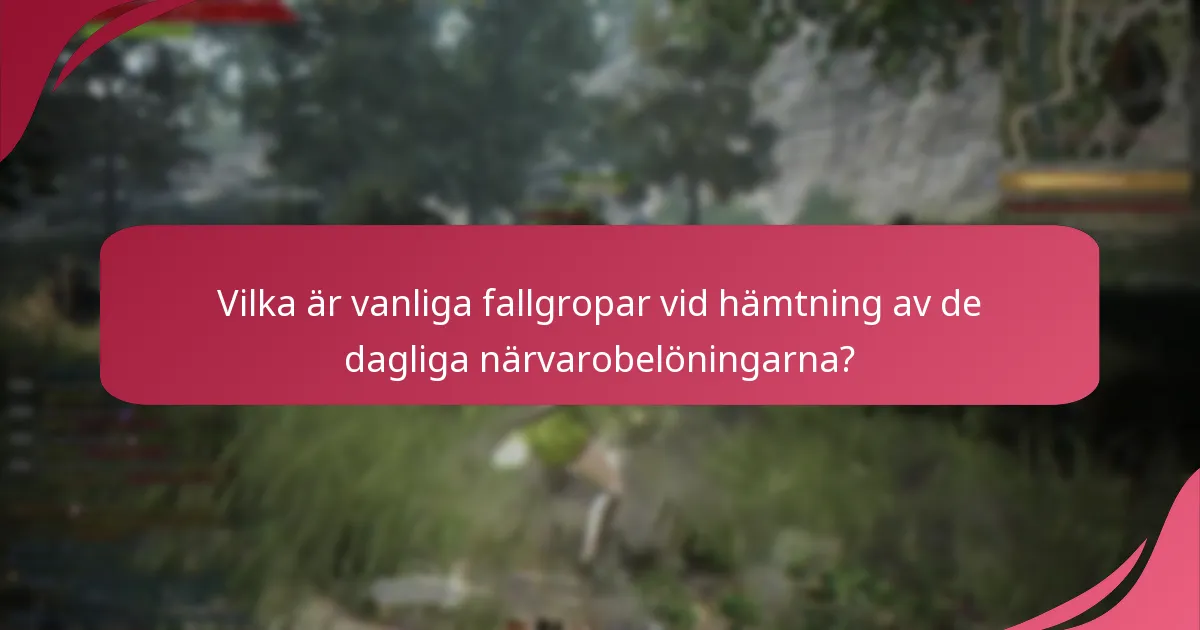 Hur jämförs de dagliga närvarobelöningarna med andra belöningssystem i spel?